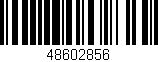 Código de barras (EAN, GTIN, SKU, ISBN): '48602856'
