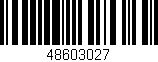 Código de barras (EAN, GTIN, SKU, ISBN): '48603027'