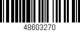 Código de barras (EAN, GTIN, SKU, ISBN): '48603270'