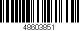 Código de barras (EAN, GTIN, SKU, ISBN): '48603851'