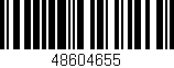 Código de barras (EAN, GTIN, SKU, ISBN): '48604655'