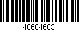 Código de barras (EAN, GTIN, SKU, ISBN): '48604683'