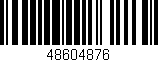 Código de barras (EAN, GTIN, SKU, ISBN): '48604876'