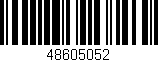 Código de barras (EAN, GTIN, SKU, ISBN): '48605052'