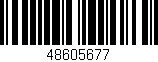 Código de barras (EAN, GTIN, SKU, ISBN): '48605677'