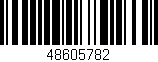 Código de barras (EAN, GTIN, SKU, ISBN): '48605782'