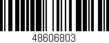 Código de barras (EAN, GTIN, SKU, ISBN): '48606803'