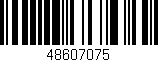 Código de barras (EAN, GTIN, SKU, ISBN): '48607075'