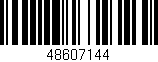 Código de barras (EAN, GTIN, SKU, ISBN): '48607144'