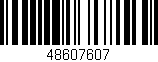 Código de barras (EAN, GTIN, SKU, ISBN): '48607607'