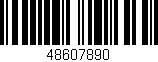 Código de barras (EAN, GTIN, SKU, ISBN): '48607890'
