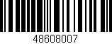 Código de barras (EAN, GTIN, SKU, ISBN): '48608007'