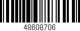 Código de barras (EAN, GTIN, SKU, ISBN): '48608706'