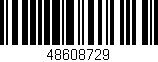 Código de barras (EAN, GTIN, SKU, ISBN): '48608729'