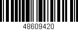 Código de barras (EAN, GTIN, SKU, ISBN): '48609420'