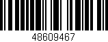 Código de barras (EAN, GTIN, SKU, ISBN): '48609467'
