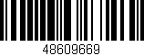 Código de barras (EAN, GTIN, SKU, ISBN): '48609669'