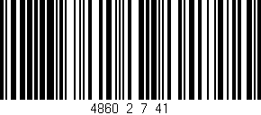 Código de barras (EAN, GTIN, SKU, ISBN): '4860_2_7_41'
