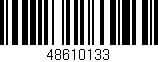 Código de barras (EAN, GTIN, SKU, ISBN): '48610133'