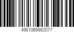 Código de barras (EAN, GTIN, SKU, ISBN): '4861066982077'