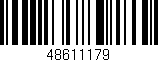 Código de barras (EAN, GTIN, SKU, ISBN): '48611179'