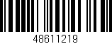 Código de barras (EAN, GTIN, SKU, ISBN): '48611219'