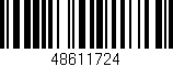 Código de barras (EAN, GTIN, SKU, ISBN): '48611724'