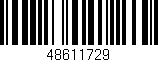 Código de barras (EAN, GTIN, SKU, ISBN): '48611729'