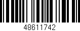 Código de barras (EAN, GTIN, SKU, ISBN): '48611742'