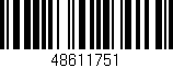 Código de barras (EAN, GTIN, SKU, ISBN): '48611751'
