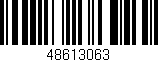 Código de barras (EAN, GTIN, SKU, ISBN): '48613063'
