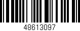 Código de barras (EAN, GTIN, SKU, ISBN): '48613097'