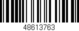 Código de barras (EAN, GTIN, SKU, ISBN): '48613763'