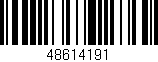 Código de barras (EAN, GTIN, SKU, ISBN): '48614191'