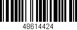 Código de barras (EAN, GTIN, SKU, ISBN): '48614424'