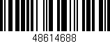 Código de barras (EAN, GTIN, SKU, ISBN): '48614688'