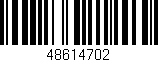 Código de barras (EAN, GTIN, SKU, ISBN): '48614702'