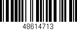 Código de barras (EAN, GTIN, SKU, ISBN): '48614713'