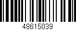 Código de barras (EAN, GTIN, SKU, ISBN): '48615039'
