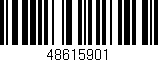 Código de barras (EAN, GTIN, SKU, ISBN): '48615901'