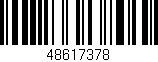 Código de barras (EAN, GTIN, SKU, ISBN): '48617378'