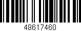 Código de barras (EAN, GTIN, SKU, ISBN): '48617460'