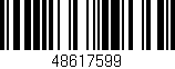 Código de barras (EAN, GTIN, SKU, ISBN): '48617599'