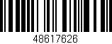 Código de barras (EAN, GTIN, SKU, ISBN): '48617626'