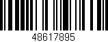 Código de barras (EAN, GTIN, SKU, ISBN): '48617895'
