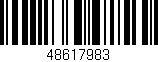 Código de barras (EAN, GTIN, SKU, ISBN): '48617983'
