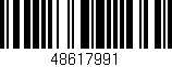 Código de barras (EAN, GTIN, SKU, ISBN): '48617991'