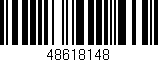 Código de barras (EAN, GTIN, SKU, ISBN): '48618148'