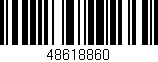 Código de barras (EAN, GTIN, SKU, ISBN): '48618860'