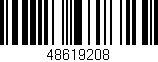 Código de barras (EAN, GTIN, SKU, ISBN): '48619208'